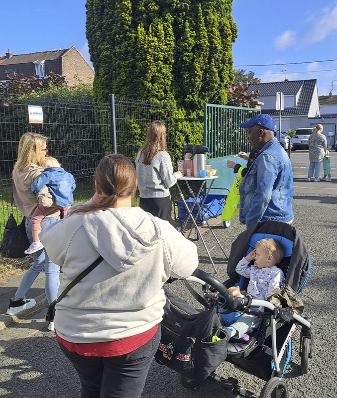 Rassemblement de parents